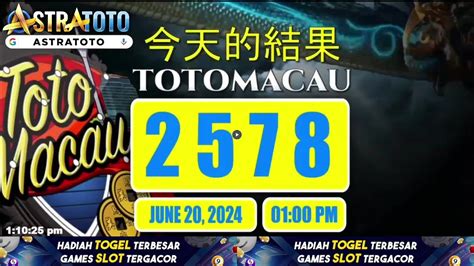 Live Draw Toto Macau 4D TODAY : AUGUST 29 , 2024 AT 10..